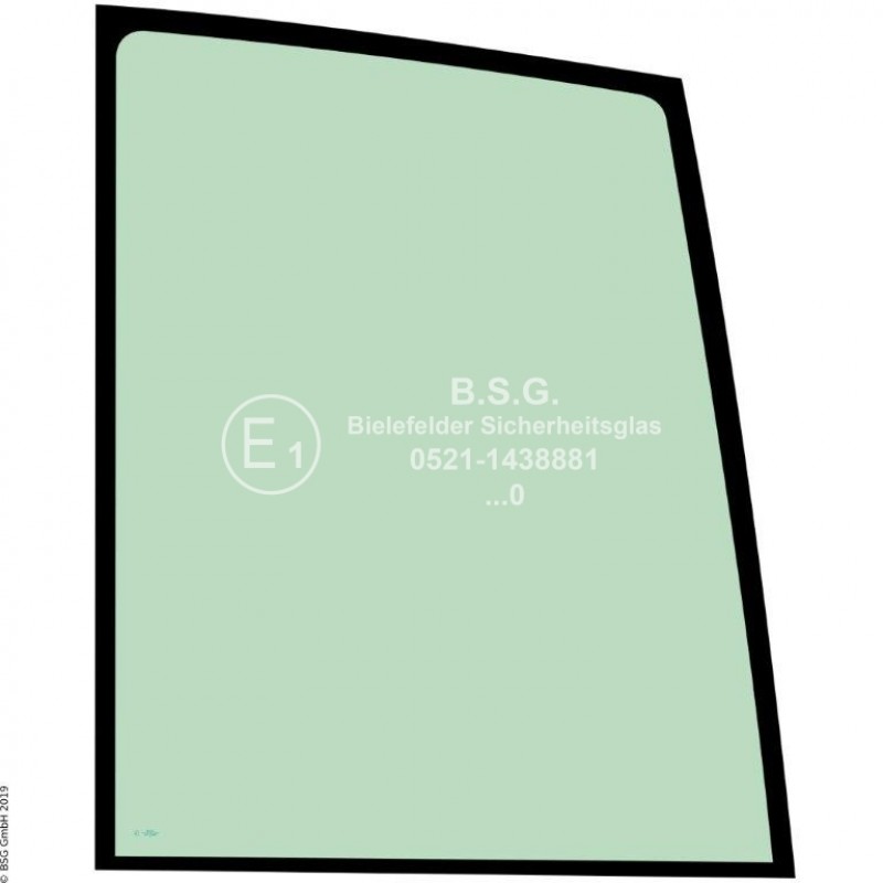 FD0 - Türscheibe Orenstein & Koppel (O&K) BaggerRH 1.17, 1.29, 1.35, 1.48 Türscheibe rechts oben