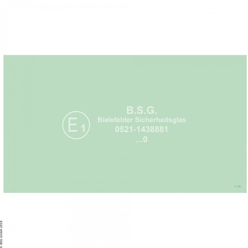 A00 - Frontscheibe Schaeff BaggerHR Minibagger Baumuster 355, 357, 358 Frontscheibe unten