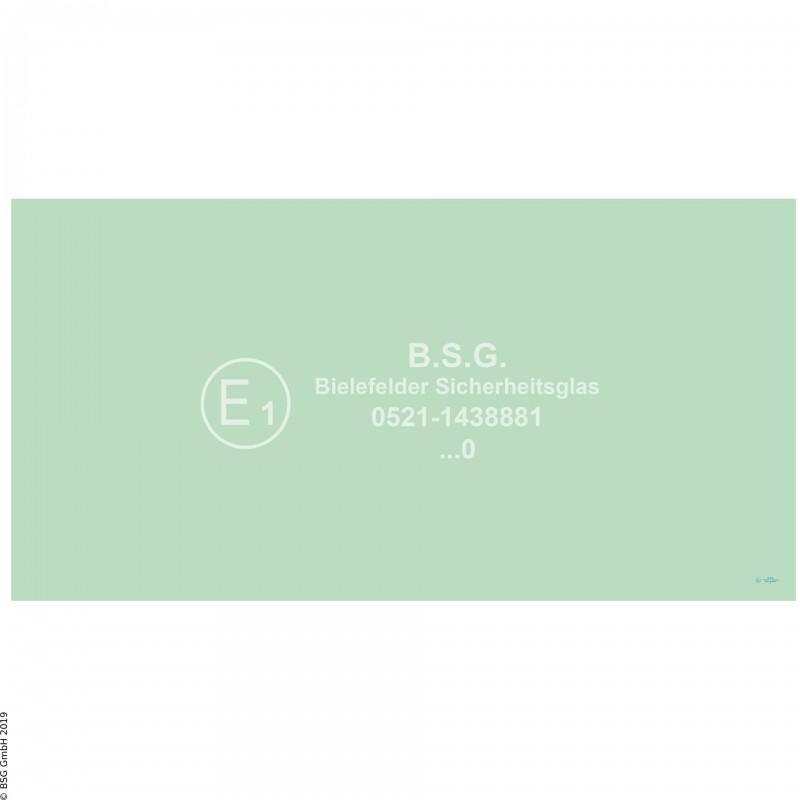 A00 - Frontscheibe Terex BaggerTC29, TC35, TC48 Frontscheibe unten