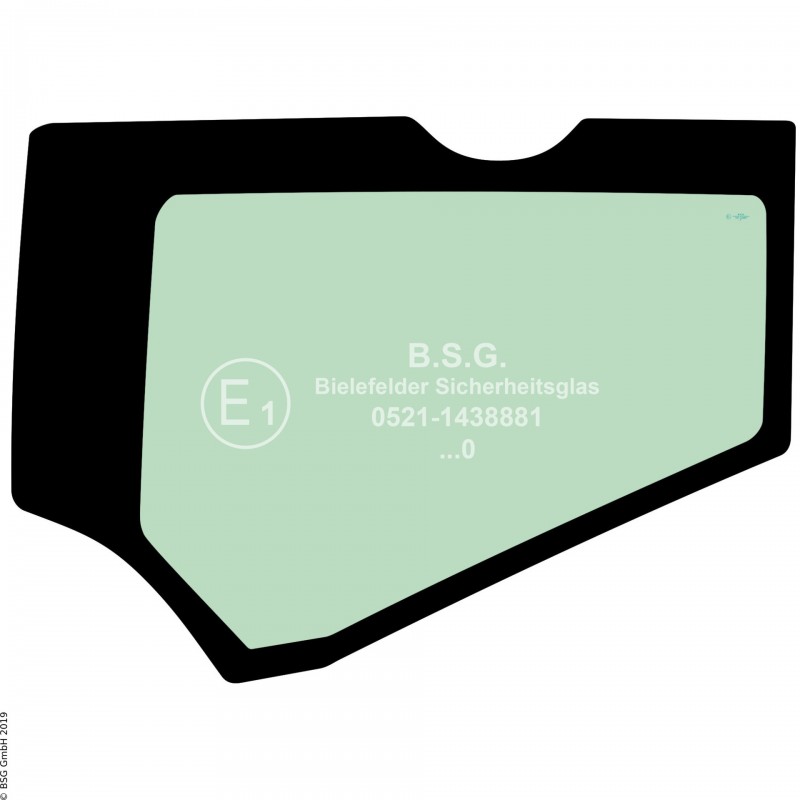 FD0 - Türscheibe Komatsu Bagger ab ca. 8to.PC 170-10 aufwärts Türscheibe unten