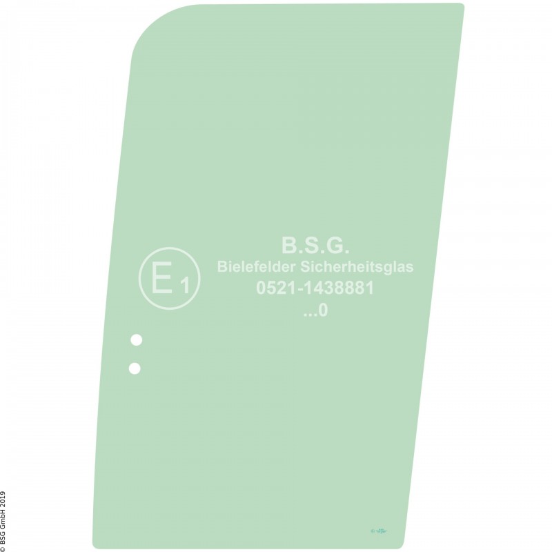 FD0 - Türscheibe Komatsu Bagger ab ca. 8to.PC 170-11 aufwärts Türschiebescheibe vorne