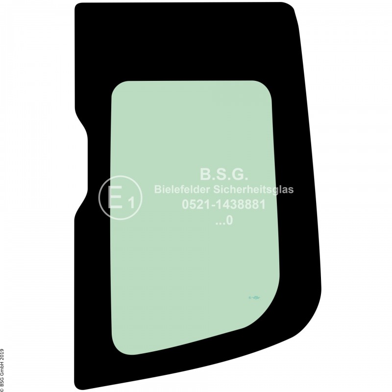 L00 - Seitenscheibe links Komatsu Bagger ab ca. 8to.PW 148-8, 160-8 Seitenscheibe links hinten