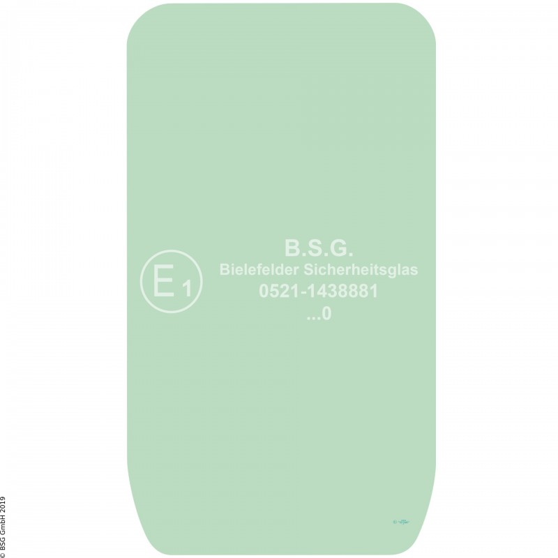 A00 - Frontscheibe Komatsu Bagger ab ca. 8to.HB 215-3, 335-3, 365-3 (Hybrid) Frontscheibe 1-teilig