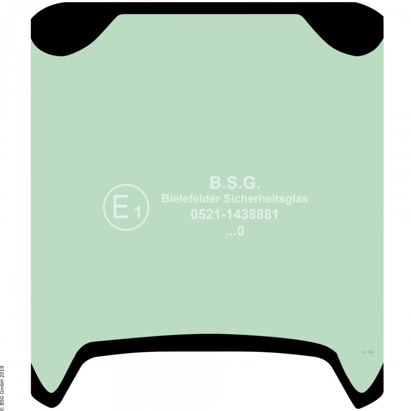 A00 - Frontscheibe Liebherr Radlader (auch Kettenlader)L550, L556, L576, L580, L586 (X-Power) Frontscheibe