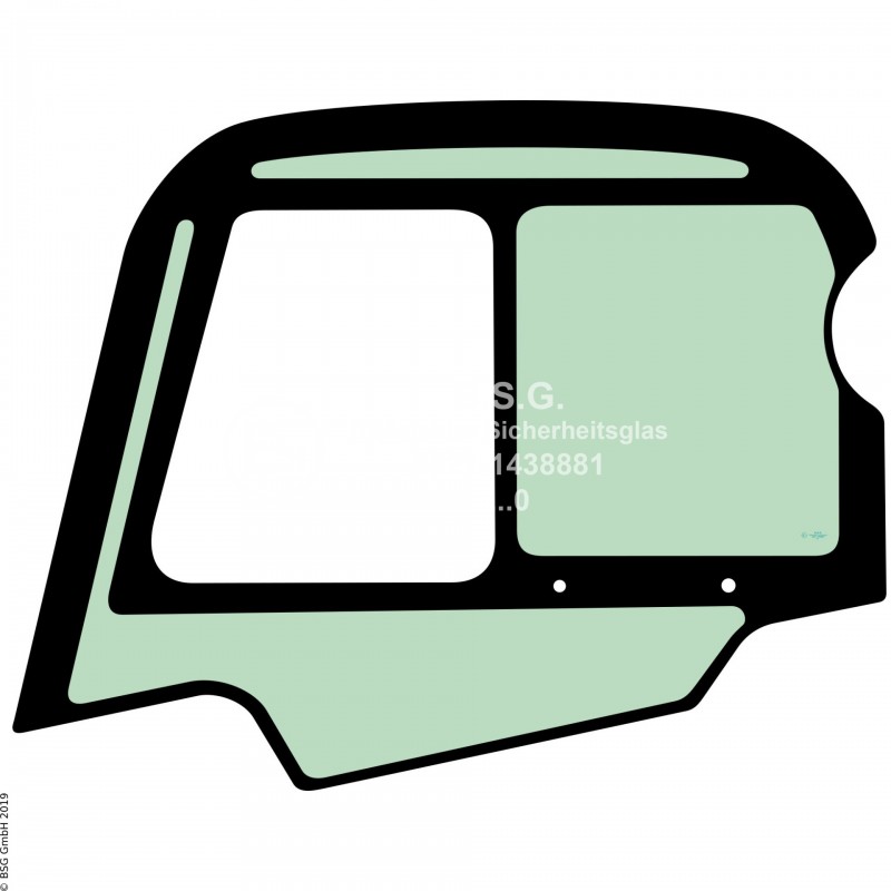 FD0 - Türscheibe JCB Radlader (auch Kettenlader)135(T) - 330(T), 3TS-8 Türscheibe (Außenglas)