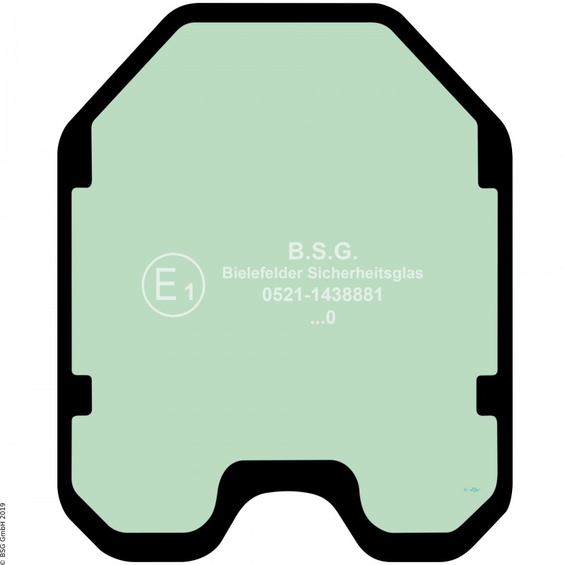 A00 - Frontscheibe JCB Radlader (auch Kettenlader)135(T) - 330(T), 3TS-8 Frontscheibe