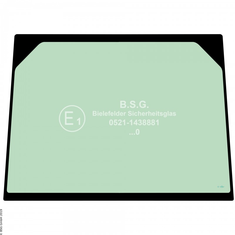 B00 - Heckscheibe Schaeff Radlader (auch Kettenlader)SKL 824, 834, 844, 854 Heckscheibe
