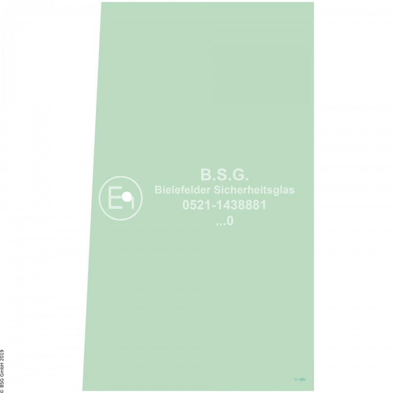 FD0 - Türscheibe Schaeff Radlader (auch Kettenlader)SKL 824, 834, 844, 854 Türschiebescheibe