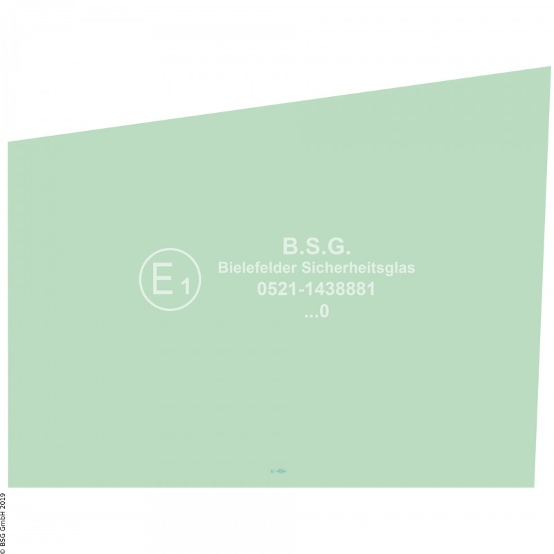 FD0 - Türscheibe Schaeff Radlader (auch Kettenlader)SKL 824, 834, 844, 854 Türscheibe unten