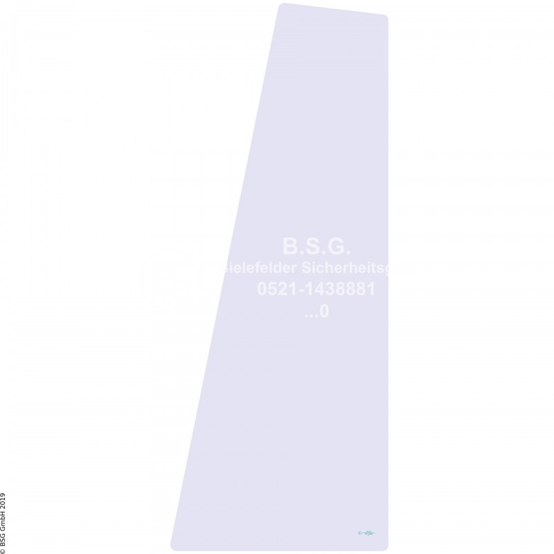 A00 - Frontscheibe Schaeff Radlader (auch Kettenlader)SKL 820, 830, 840, 850 (Serie A) Frontscheibe seitlich
