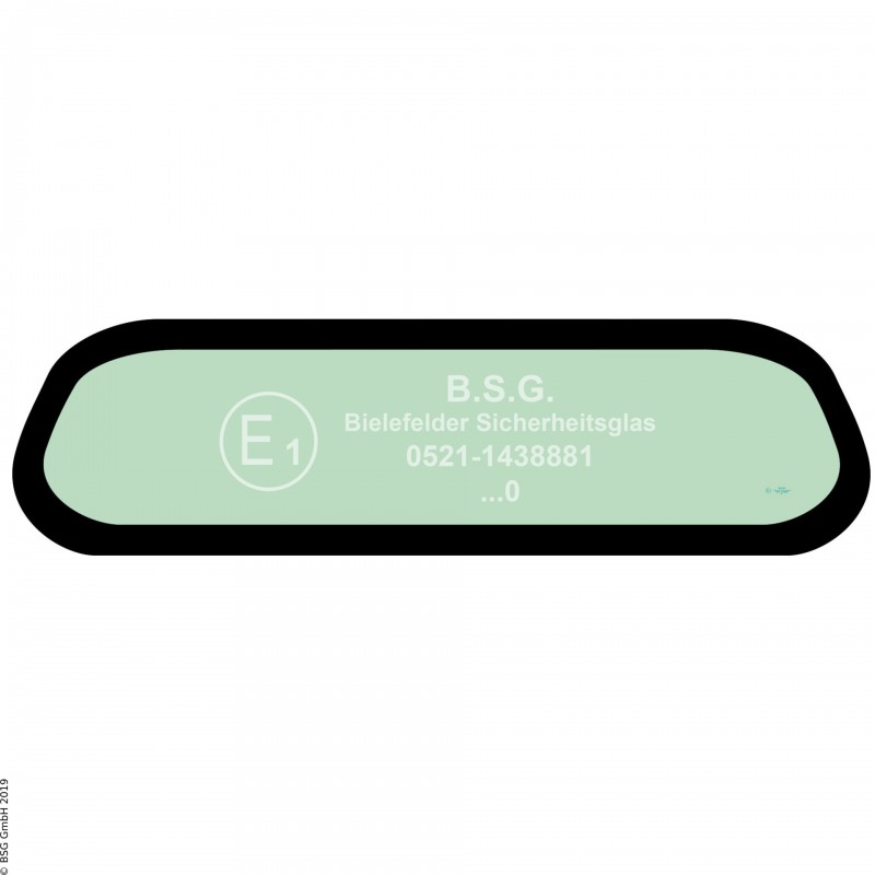 C00 - Dach(rand)scheibe Schaeff Radlader (auch Kettenlader)SKL 823, 833, 843, 853, 863 Dachscheibe