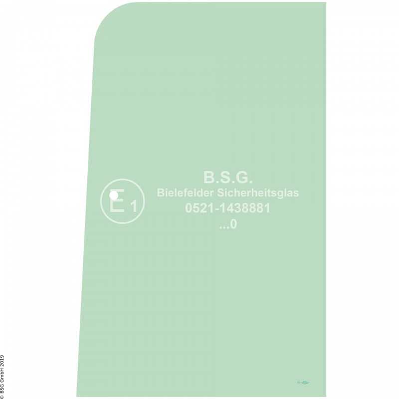 FD0 - Türscheibe Schaeff Radlader (auch Kettenlader)SKL 823, 833, 843, 853, 863 Türschiebescheibe