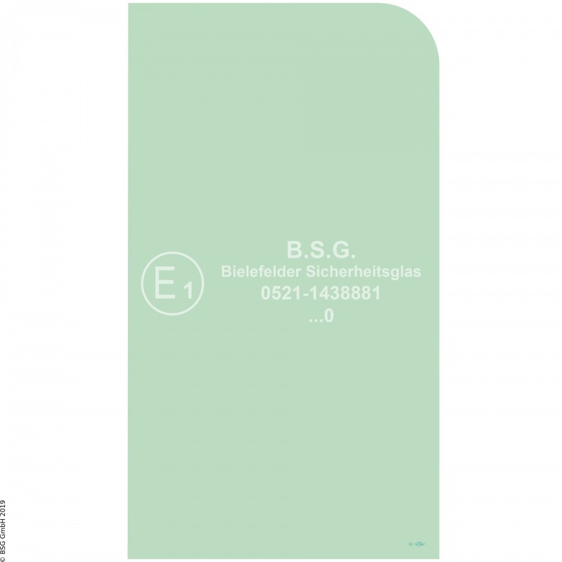 FD0 - Türscheibe Schaeff Radlader (auch Kettenlader)SKL 823, 833, 843, 853, 863 Türscheibe feststehend