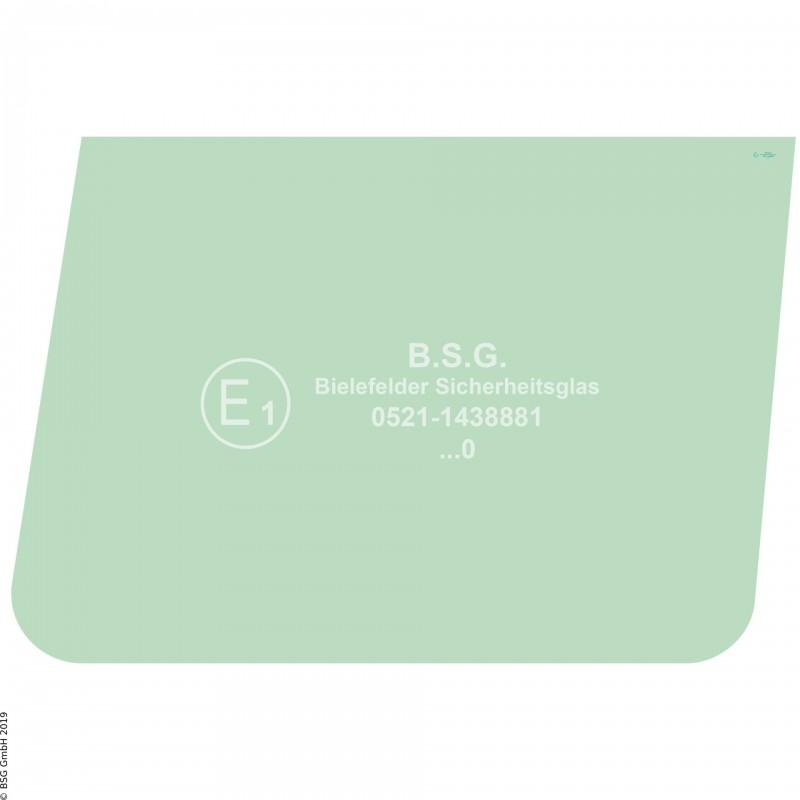 FD0 - Türscheibe Schaeff Radlader (auch Kettenlader)SKL 823, 833, 843, 853, 863 Türscheibe unten