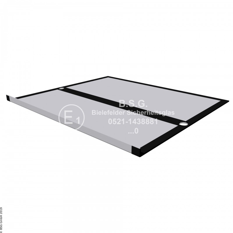 C00 - Dach(rand)scheibe Orenstein & Koppel (O&K) BaggerRH Plus, 4.5, 5.5, 6.5, 6.22, 8.5, 9.5, 12.5, MH Plus, City, Compact, 6.5, 5.5, 6.5 Dachscheibe