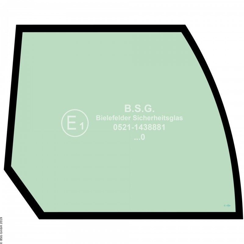 R00 - Seitenscheibe rechts Orenstein & Koppel (O&K) BaggerRH Plus, 4.5, 5.5, 6.5, 6.22, 8.5, 9.5, 12.5, MH Plus, City, Compact, 6.5, 5.5, 6.5 Seitenscheibe rechts