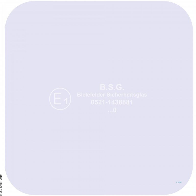 B00 - Heckscheibe Orenstein & Koppel (O&K) BaggerRH 4 - 9, MH 4 - 6, City, Plus (Serie II) Heckscheibe