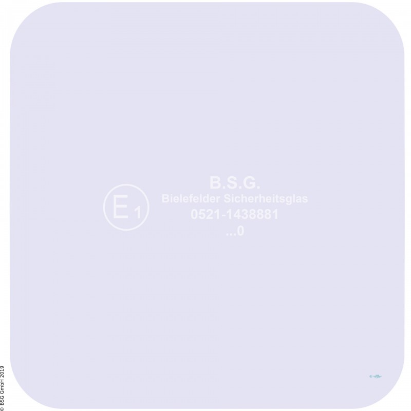 B00 - Heckscheibe Orenstein & Koppel (O&K) BaggerRH 4 - 9, MH 4 - 6, City, Plus (Serie II) Heckscheibe