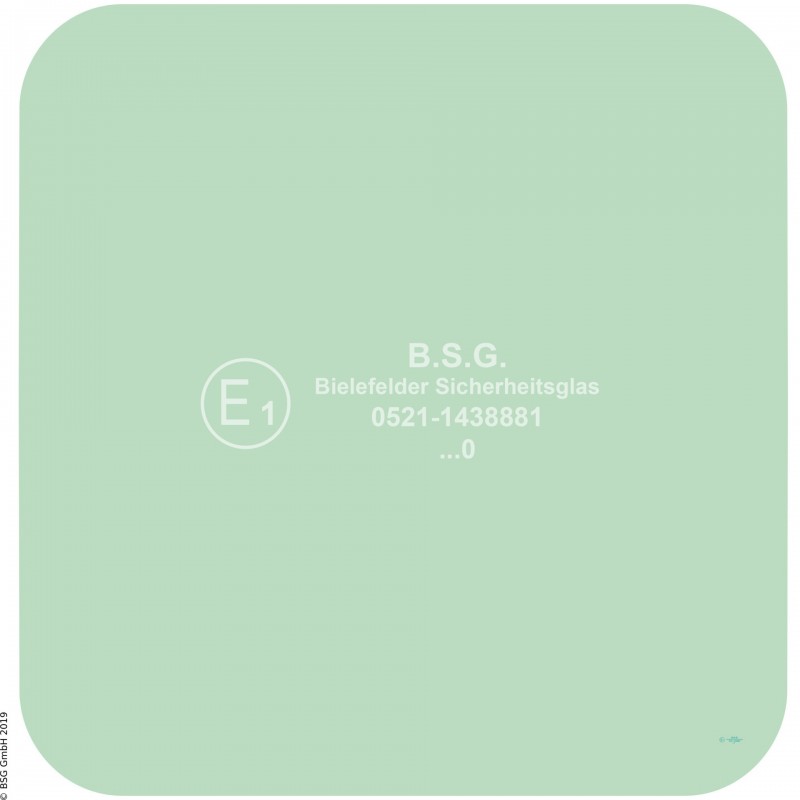 B00 - Heckscheibe Orenstein & Koppel (O&K) BaggerRH 4 - 9, MH 4 - 6, City, Plus (Serie II) Heckscheibe